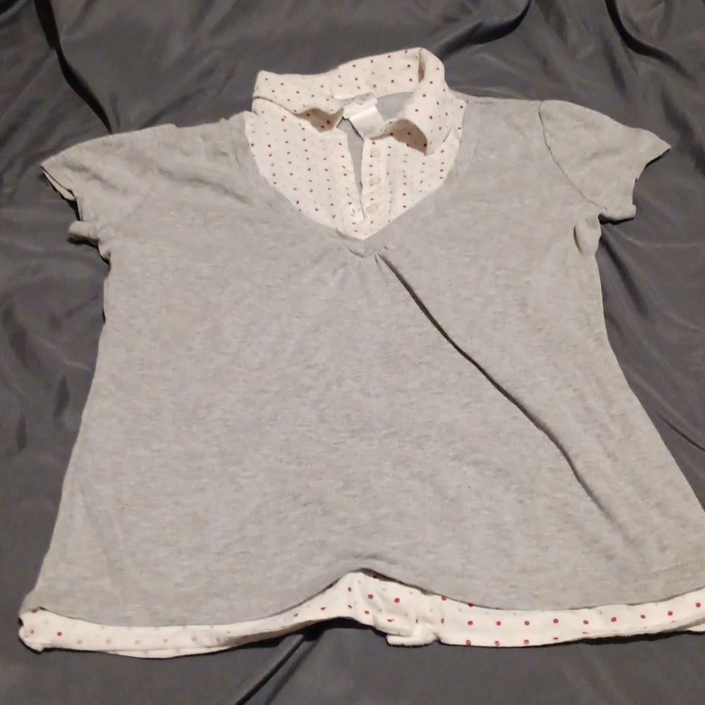 Gray fashion bug tee shirt